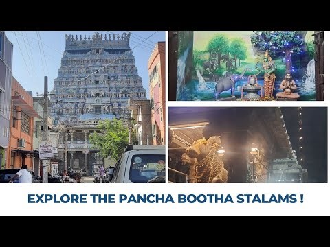 பஞ்ச பூதத் தலங்கள்(Pancha Bootha Sthalams) | Shiva Temples 🛕📍| South India ❤