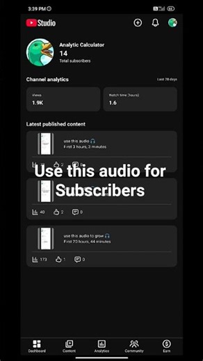 use this audio 🎧