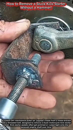 How to Remove a Stuck Kick-Starter Without a Hammer!