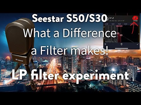 Seestar S50/S30 Light Pollution Filter Experiment #zwo #astrophotography