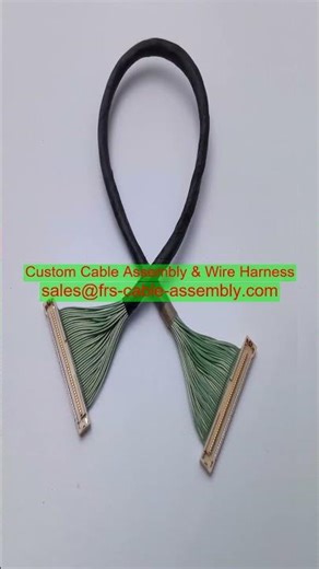 45 ohm micro coax Poland on‑site factory audit micro coaxial cable connector for UAV gimbal 0.3 mm p