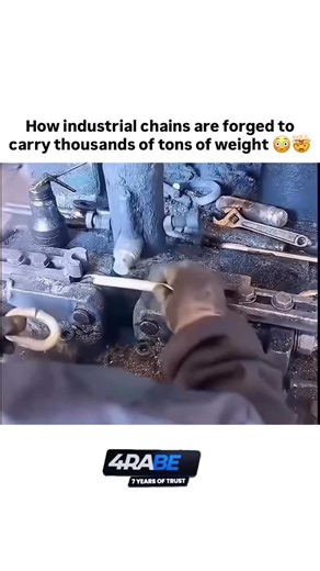 Science | Experiments 🧪 on Instagram: "You might assume industrial chains are made by simply welding metal links together. That assumption doesn’t reflect reality. The video documents the precision forging process behind chains built to withstand enormous forces. Such chains are used in lifting systems, mining equipment, shipping operations, and offshore structures. High-quality alloy steel is selected for durability and fatigue resistance. Steel rods are heated to exact temperatures for forgin