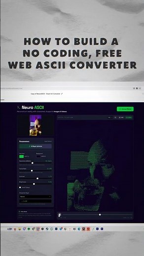 How to create a full online ASCII ART converter for free, without writing a single line of code