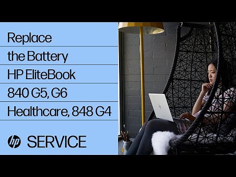 Replace the Battery | HP EliteBook 840 G5, G6 Healthcare, 848 G4 | HP