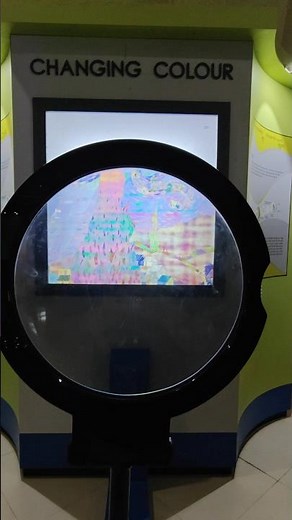 How to make and display a colour pattern from vanish screen | Experiment | Shorts