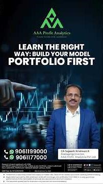 Learn the Right Way: Build Your Model Portfolio First