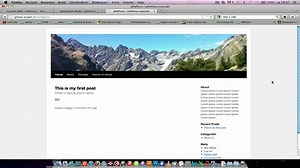 How to create a header slideshow in Wordpress - YouTube