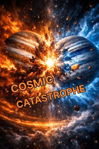 What If 2 Jupiters Collided? #Jupiter #Planets #Space #Cosmos #SolarSystem #Science #Shorts