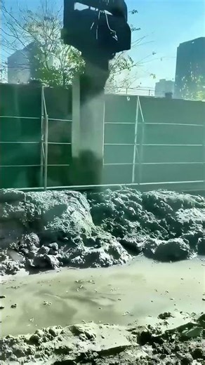 Full Process of Driving Steel Sheet Piles, Amazing Mechanical Power!