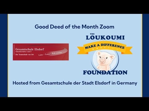November 2025 Good Deed of the Month Zoom