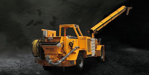 Equipo robotizado para shotcrete: Principales componentes