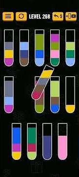 water sort puzzle Level 268