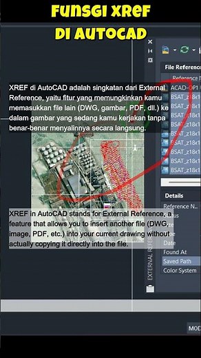 Fungsi xref di autocad #tutorialautocad #autocad #autocadtipsandtricks