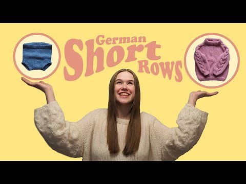 Hvordan Strikke Forhøyning Bak Med German Short Rows