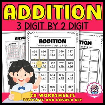 Engage Young Mathematicians with 3-Digit Addition by 2-Digit Worksheets!