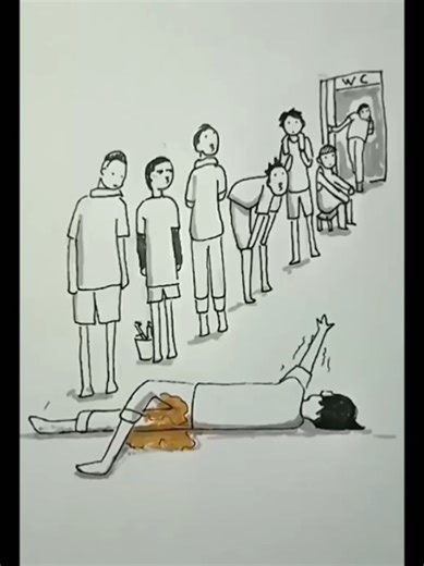 Ilustrasi Meme: Gambar Orang Pasrah dan Terbang