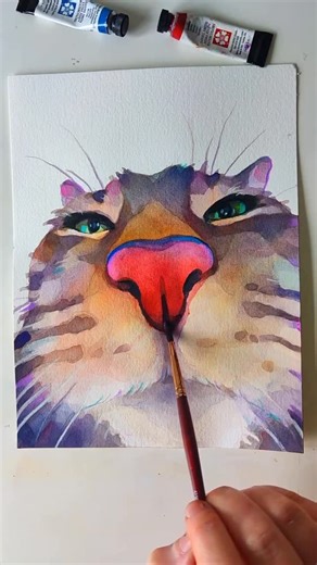 Watercolor inspiration on Instagram: "Who is your favorite watercolor artist? Tag (in comments) artists who deserve to be featured❤️ Our favourite artist: @doggodrawings_ All credits to Sam Coleman😍🙏 Write direct message if you want to be featured too in @watercolor_guild #watercolorsketch #watercolor_guide #акварель #художник"