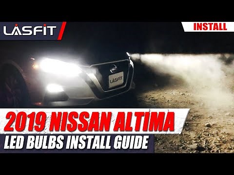 2019 Nissan Altima S | How to install LED headlight bulb turn signals interior lights...