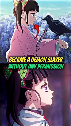 Kanao Gave The Final Selection Without Informing Anyone. #demonslayer #anime #kanao #animeshorts