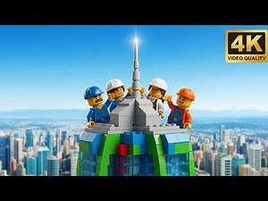 Building the FIRST LEGO City Skyscraper... 🏗️