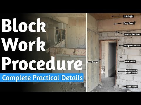 AAC Block Work Procedure l Practical Details