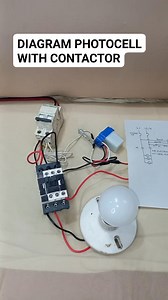 4.6K views · 36 reactions | Wiring diagram magnetic contactor and photocell automatic On at night and Off at daytime #electrician #relay #panelboard #power #control #technician #switch #wiring #outlet #electrical | Electricians Guide | Facebook