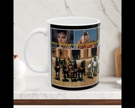 Ben Hur Movie Mug: Charlton Heston, Classic Film Gift - Etsy