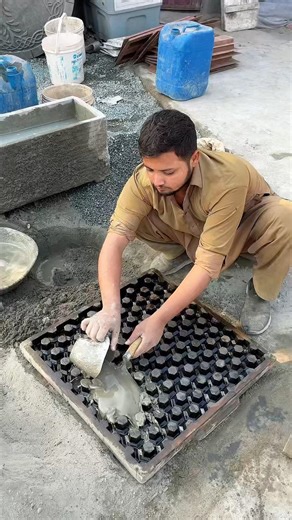 How Cement Grills Are Made | Beautiful Decorative Concrete Grill Process