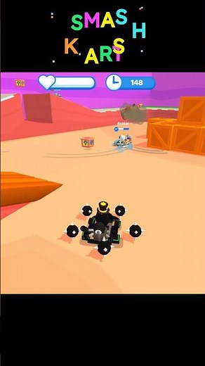 Smash Karts Gameplay | Pro Player Action 😎 #shorts #smashkarts #gaming
