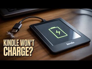 Amazon kindle won’t charge! Stuck on battery icon with exclamation mark! FIX!