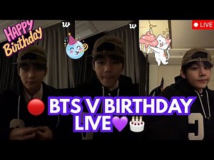 🔴BTS V BIRTHDAY WEVERSE LIVE (30.12.2025)WITH (ENG SUBS) TODAY LIVE😱💜
