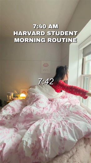 7:40am Harvard College Morning Routine Vlog
