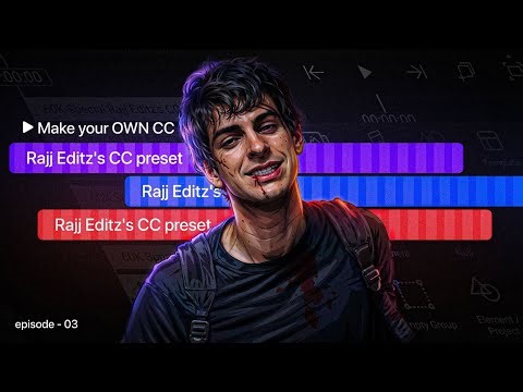 HOW To Make Your OWN CC !? 😳🔥 | Episode - 03 | Alight Motion | Rajj Editz |