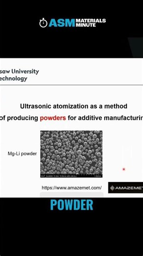 How do you turn metal into powder for additive manufacturing? ⚙️