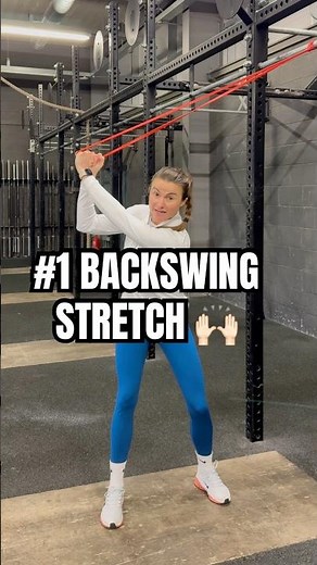 #1 BACKSWING STRETCH FOR GOLFERS ⛳️ #golfexercise #golfswing
