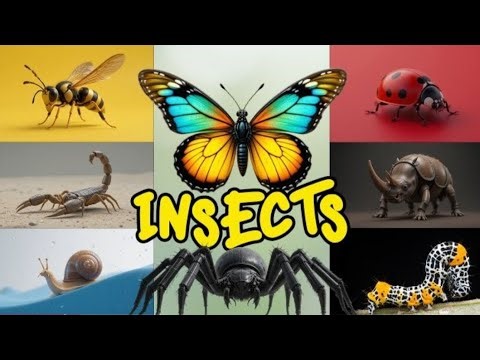 Learn Insects Names & Sounds | Fun Educational Video for Kids, Toddlers