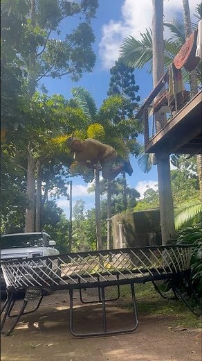 Backflip 360 on Trampoline!
