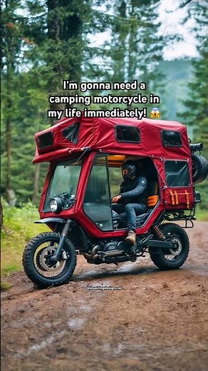 These camping motorcycles look absolutely epic!