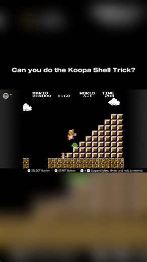 Classic Mario Bros Koopa Shell Trick #mariobros #marioshorts #marionintendo #nintendoswitch #mario