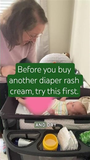 Before you buy diaper rash cream, try this!