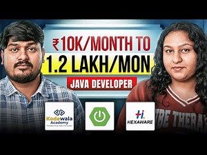 Year Gap to Cracking 5 Offers🔥Java Developer | Kodewala Academy Review