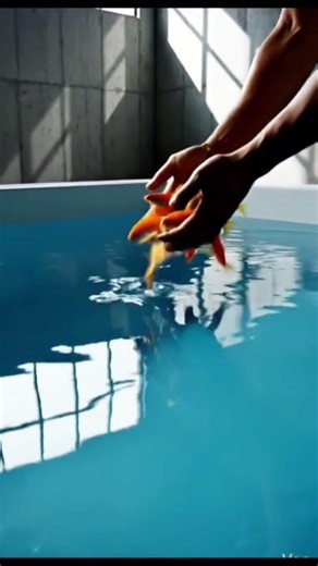 Fish Swimming Under My Floor 😲 Glass Pool Build in Room!