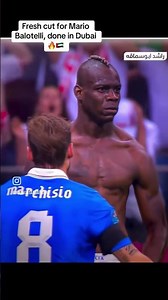 Fresh Fade for Football Legend Mario Balotelli in Dubai