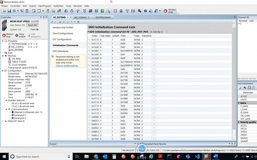 Trio EtherCAT Master PDO Mapping