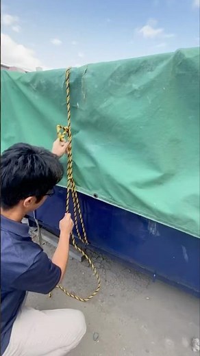ロープの結び方 締まりやすく、ほどきやすい #家具屋 #ロープ #結び方
