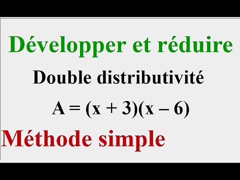 Connais-tu cette méthode pour effectuer une double distributivité de façon très simple ?