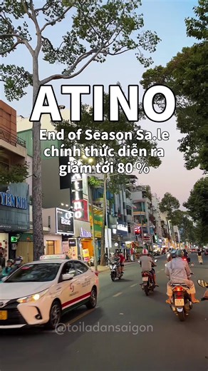 Ghé Atino mua đồ thôi End Of Season Sa.le chính thức diễn ra #toiladansaigon #Atino #endofseason #thoitrangnam #saigon