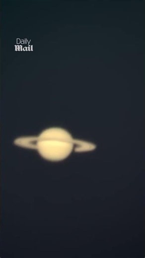 Saturn has been captured in stunning detail through a 24-inch telescope at around 900× magnification