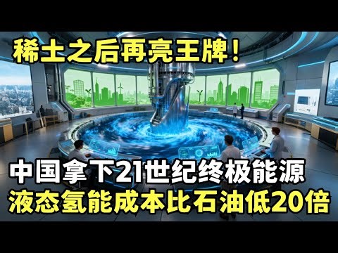 稀土之后再亮王牌！中国拿下21世纪终极能源, 液态氢能问世成本比石油低20倍, 美国彻底傻眼了!｜科技前沿