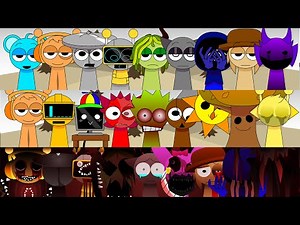 Sprunki Incredibox Pyramixed All Characters (New Mod) | Best Beats and Characters!